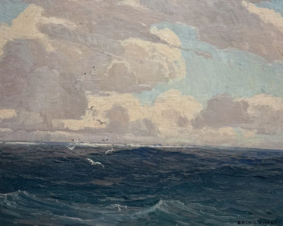 Edgar Payne painting, Laguna Seascape, oil on canvas